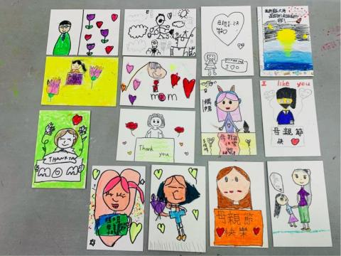 Sandy的手作樂園 - 兒少課程畫圖作品