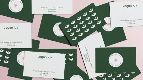 Sharon Lin Design - Vegan Joy 名片設計