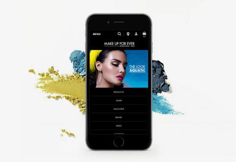 Sharon Lin Design - Makeup Forever 網站設計