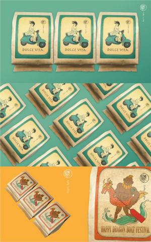 Margot.Chueh studio - 咖啡豆商品包裝插畫設計