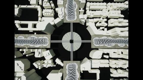 鄭浩澤 - 都市基地量體3D模型