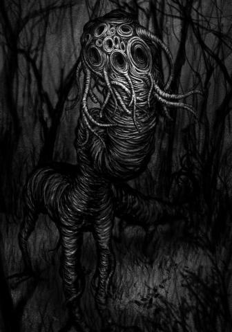 葉子繪圖 - 電腦繪圖奇幻風格-無法名狀之物