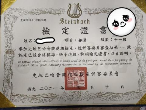 蔡富后 - 指導學生參加檢定