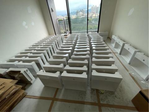 Long tai水電 - 安裝104個臉盆