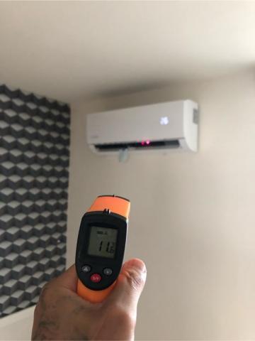 蕭智遠（冷氣清洗） - 清洗前的溫度