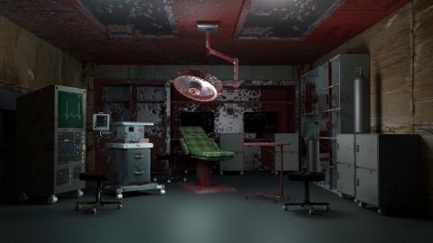 Ford - 3D建模_恐怖醫院場景