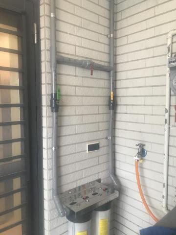 佳源水電居家維修社 - 過濾器架設配管配置定位第二階段完成 佳源水電居家維修社 - 過濾器架設配管配置定位第二階段完成