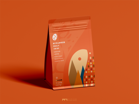 布魯豬視覺設計工作室 - 獅子草山莊園咖啡 | 咖啡豆袋設計