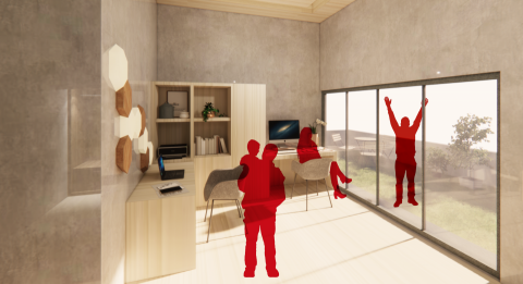 葉方雅 - 室內視覺模擬圖