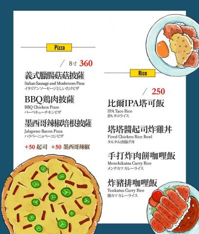 Nora - 八個比爾-菜單設計 Nora - 八個比爾-菜單設計