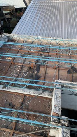 聰銘鐵工有限公司 - 樓頂石棉瓦更換三明治浪板