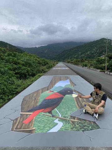 刷子空間彩繪 - 