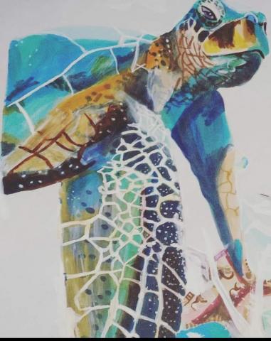 美術班 - 馬克杯海龜