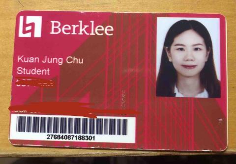 Jenny珍妮流行音樂歌唱教學 - Berklee 學生證