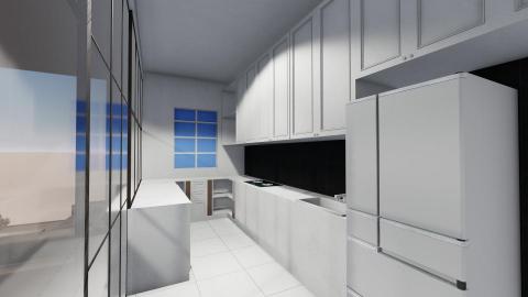 靜院設計 - 美式廚房3D圖 靜院設計 - 美式廚房3D圖
