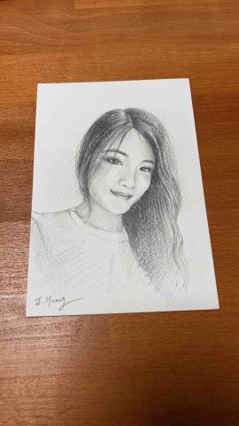 黃世杰 - 人像素描