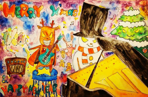 Cosmo Episode - 聖誕節明信片設計