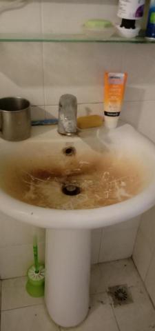 滿心家政服務 - 洗臉台施作前