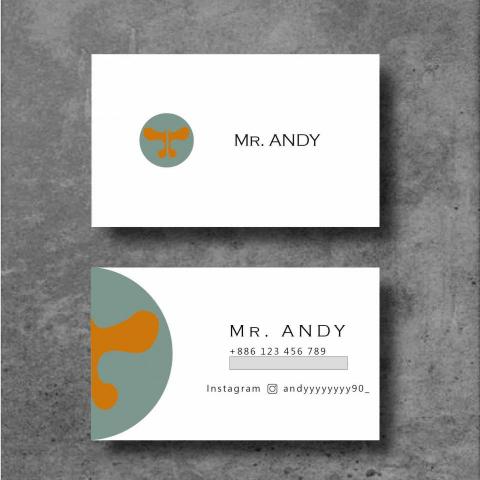 Andy Huang - 名片設計樣本