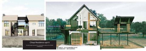 葉蔭霖建築師事務所  - 嘉義一處農舍的提案 施工到 結構體