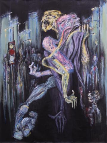 838 - 2020，畫布作品