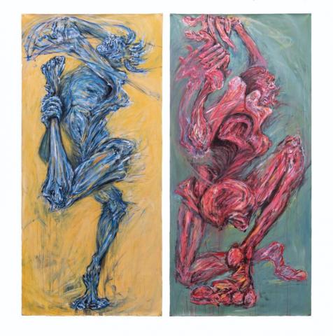 838 - 2020，畫布作品