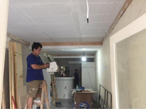 信暘工程行 - 木作天花板油漆施工