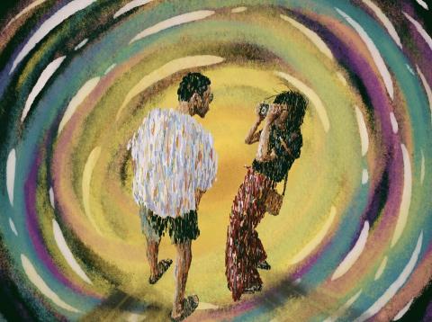 行行出狀圖 - 照片繪製