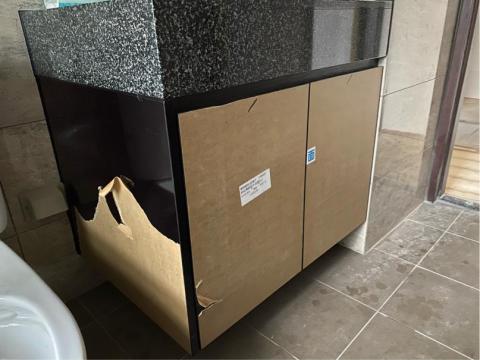 興隆室內裝修 - 洗手台下做收納（防水防潮）