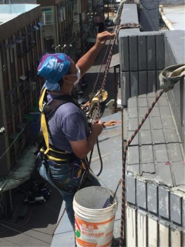 信暘工程行 - 外牆抓漏防水吊掛施工