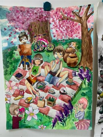 吳佩純 - 國小五年級學生美展作品