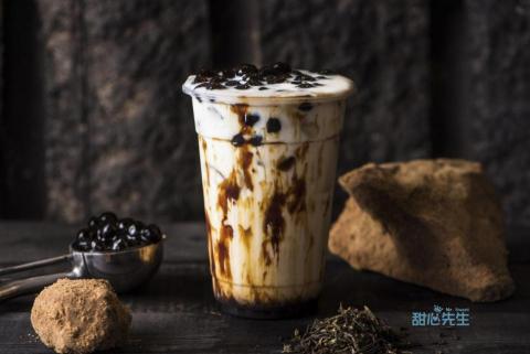 甜心先生 愛玉專賣店 - 珍珠黑糖愛玉