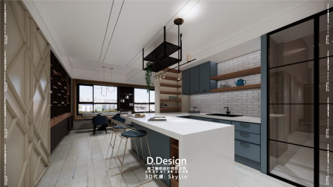 林易欣 - 室內3D渲染-森之藝術設計