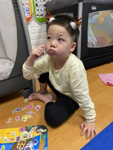 凱西 - 協助照顧的小孩
圖為3歲時期