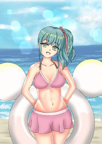 林語甄 - 上課作品之一
剛好夏天來了～清涼一夏～