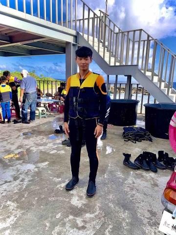 提供營養品服務的專家蔡宇翔