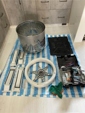 水晶晶冷氣工程 - 洗衣機內槽配件拆卸消毒保養