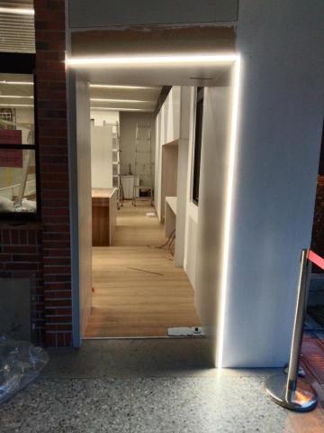 甄盈企業社 - 成功大學鋁槽燈安裝