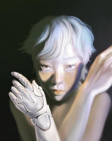 彭絜琳 - 人像創作［創作媒材：ipad procreate]