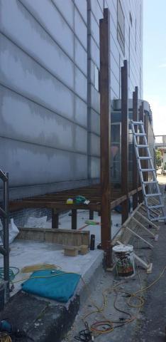 惠丞企業有限公司(鐵工) - 案件作品一、湖口某科技公司-吸煙平台(施工前) 惠丞企業有限公司(鐵工) - 案件作品一、湖口某科技公司-吸煙平台(施工前)