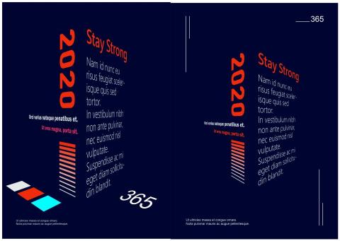 Linda Gu - 透視文字海報