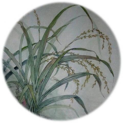 胡乃丹 - 題目:鄉間作物小品系列
尺寸:69x69cm                          年代: 2018
  
我想借由描繪鄉間作物的生長姿態與在地特色產物闡述現代農民生活的景象，期望與生活在都市中繁忙的人們分享田野間的那種不為爭權奪利，生活只要豐衣足食，便可怡然自得的感覺。田地間的一顆顆豐碩果實，就好像是農民們用心的創作，甚至是盛滿作物的竹製器物具，也都包含著農民的情感，以及自身所累積