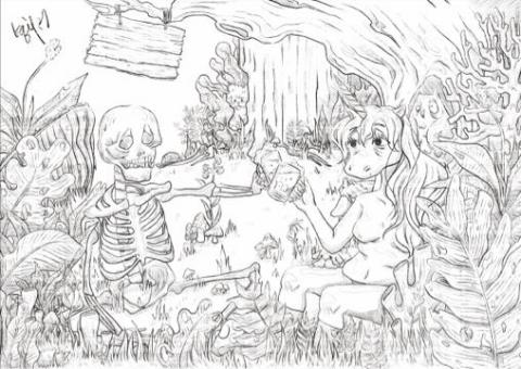 劉語軒 - 插畫（電腦繪圖）