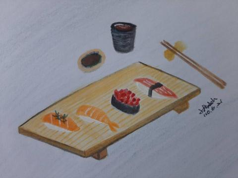 希希達 - 手繪食物插圖