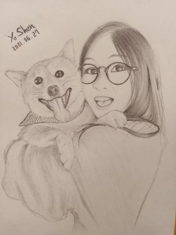 YoShen 周祐申 - 素描人像畫