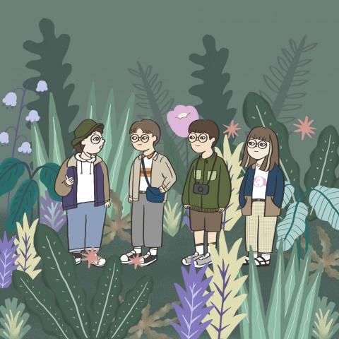 小毛頭插畫設計工作室 - 插畫作品_catch me baby come and dive