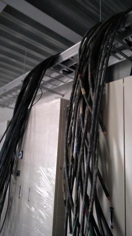 泰辛水電 - 工廠動力系統拉線完畢（準備配盤）