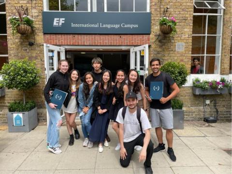 Claire  - The foreigners from every country than met in London 