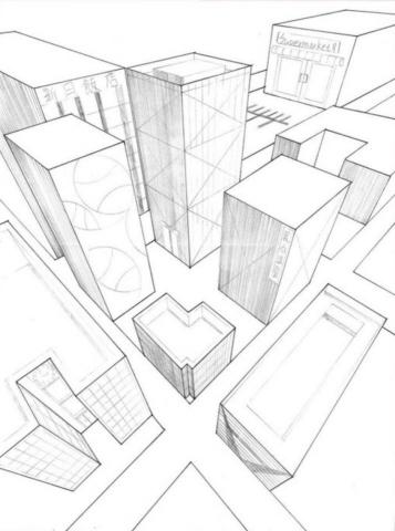 何新月 - 透視圖