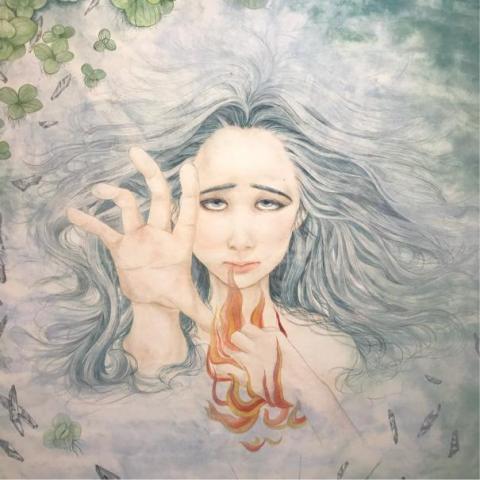 時蘊萱 - 水墨局部